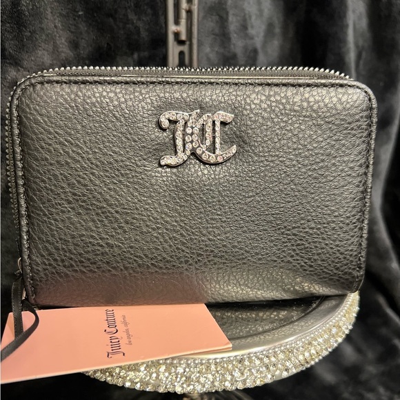 🖤🖤NWT-JUICY COUTURE LIQUORICE “NO RULES EVERYTHING” MULTI COMPARTMENT BIFOLD🖤🖤 - Picture 6 of 16